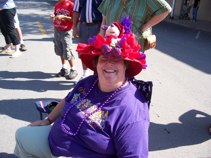 Red Hat lady