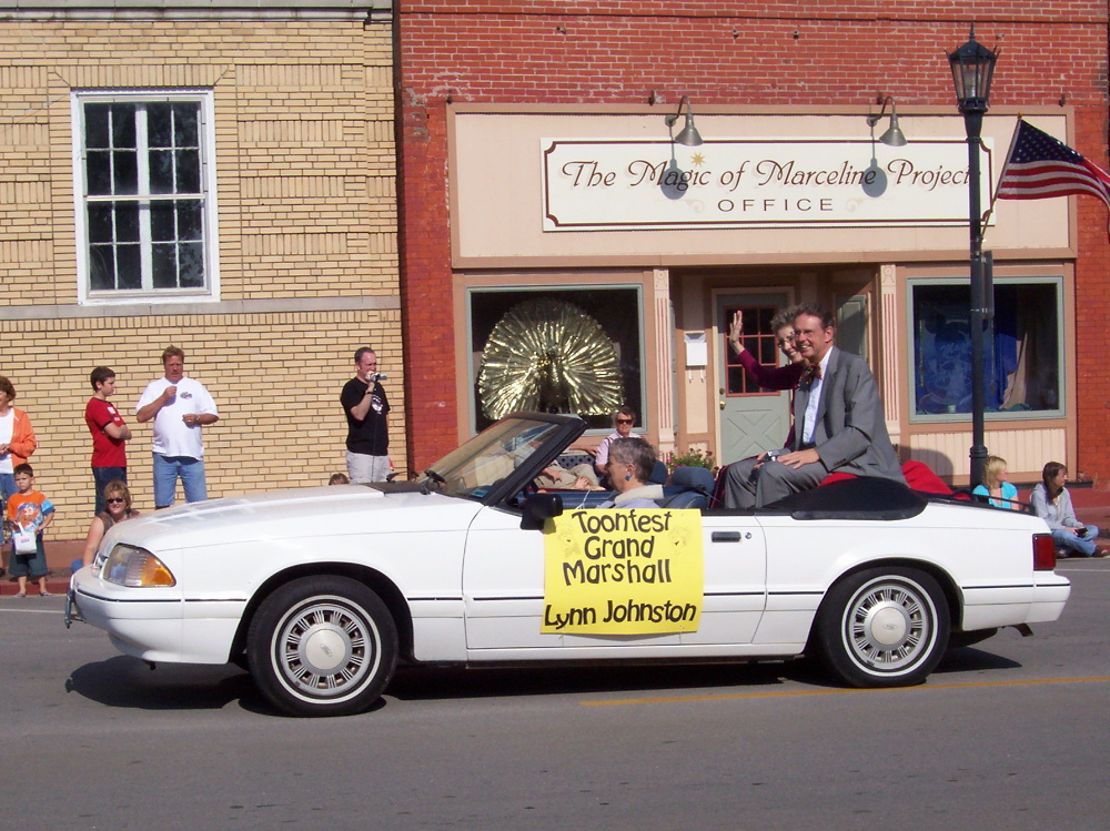 Lynn Johnston in parade