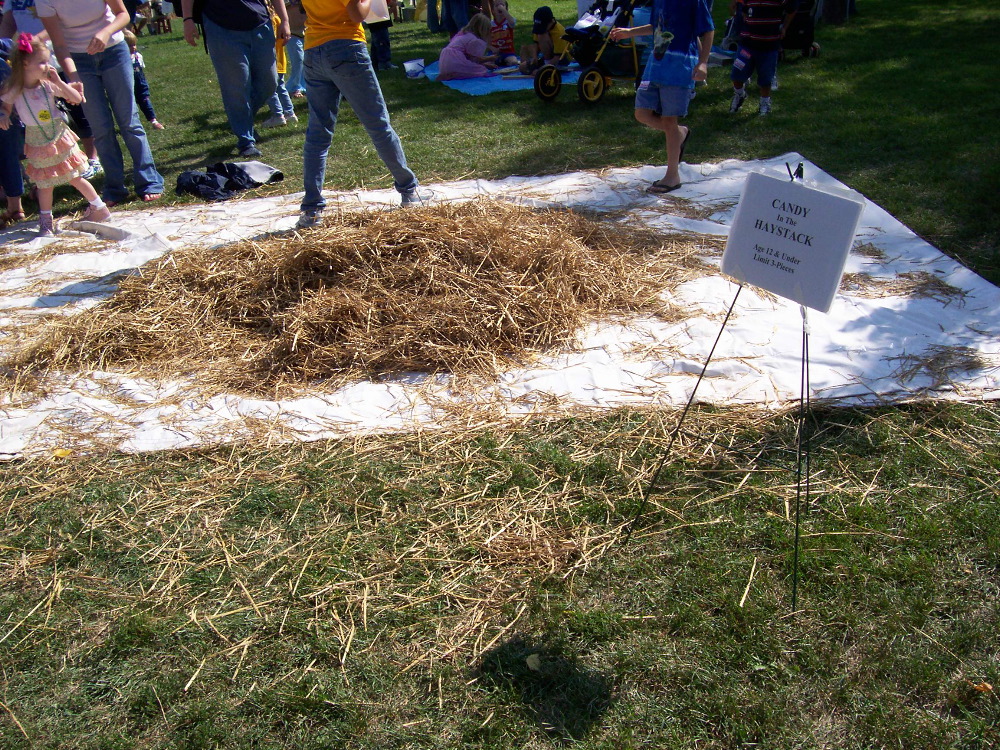 Candy in the haystack